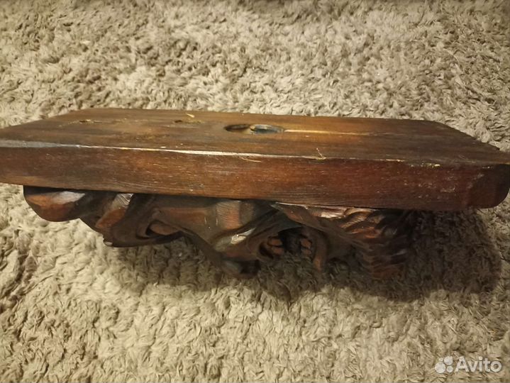 Маска светильник из дерева