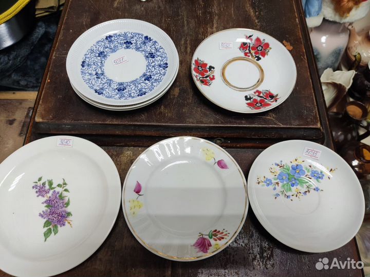 Тарелки СССР лфз Дулево