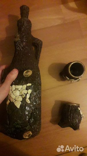 Бутыль, кувшин, пиалы, стопки