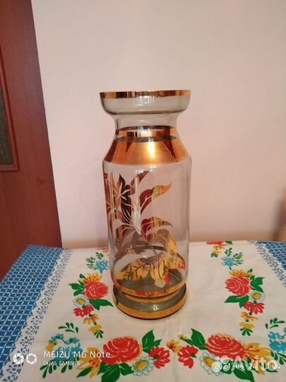 Ваза для цветов Чехословакия Богемия