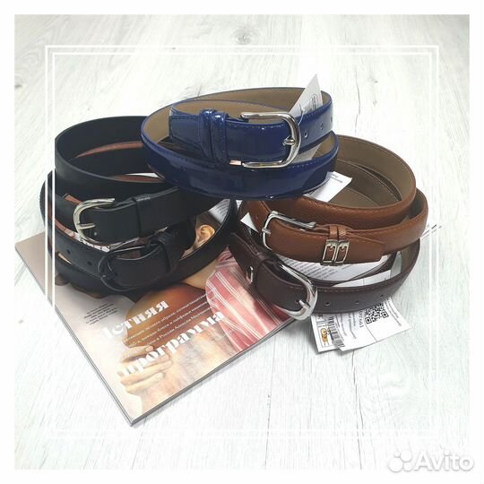 Однотонный ремень