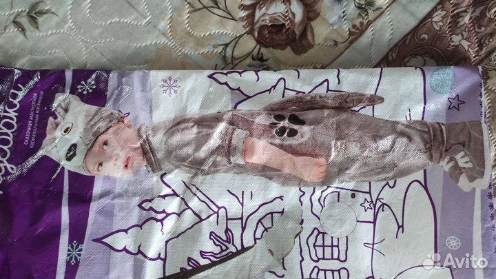 Новогодний костюм волка 104