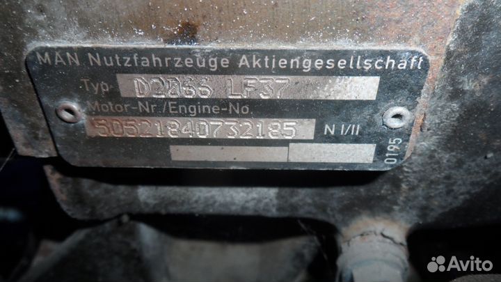 Блок двигателя в сборе MAN TGX18.440 M 6105 1