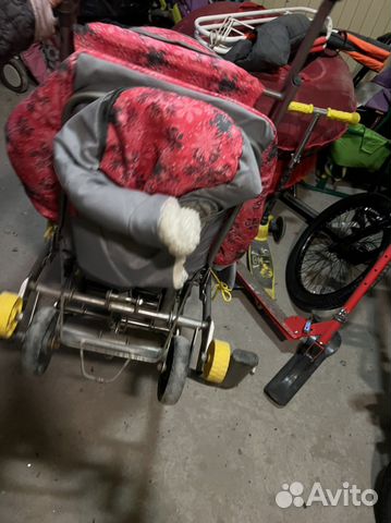 Санки коляска nika в хоршем состояниии