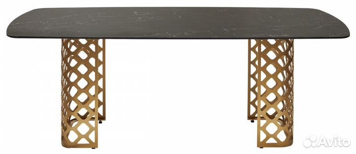 Стол обеденный Caviar (220) керамика матовая, темная