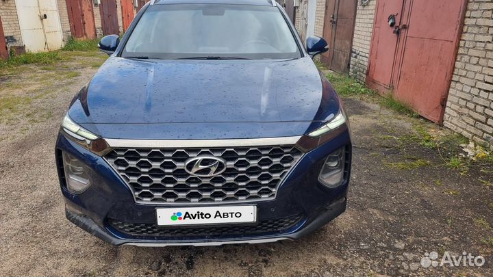 Hyundai Santa Fe 2.2 AT, 2019, 76 000 км