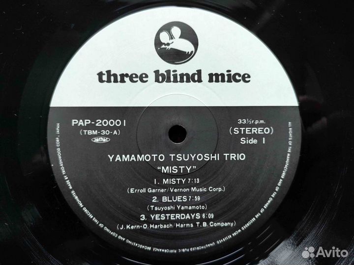 Tsuyoshi Yamamoto Trio – Misty – Japan 1982 OBI 1