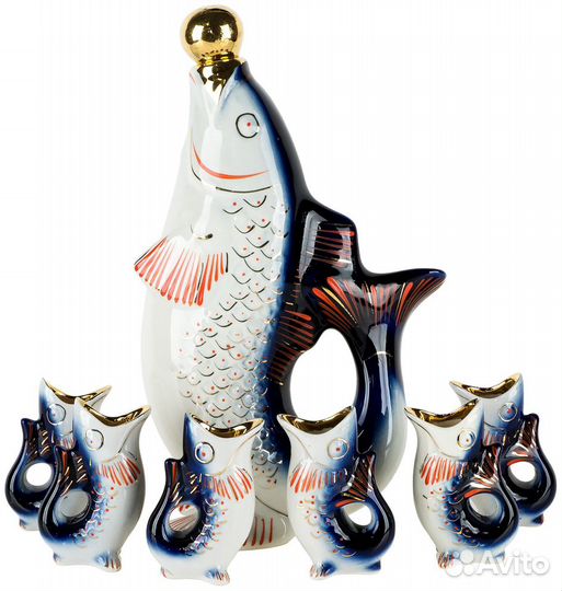 Сервиз СССР рыбки