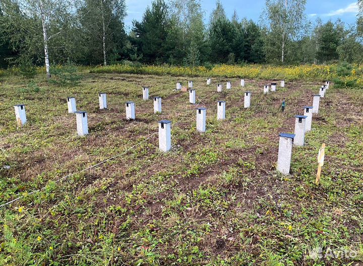 Фундамент на жб сваях