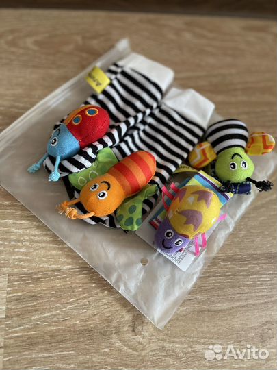 Носки, браслеты погремушки