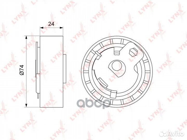 PB-1176 Натяжной ролик / грм lynxauto PB-1176 L