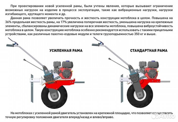 Мотоблок с пониженной передачей