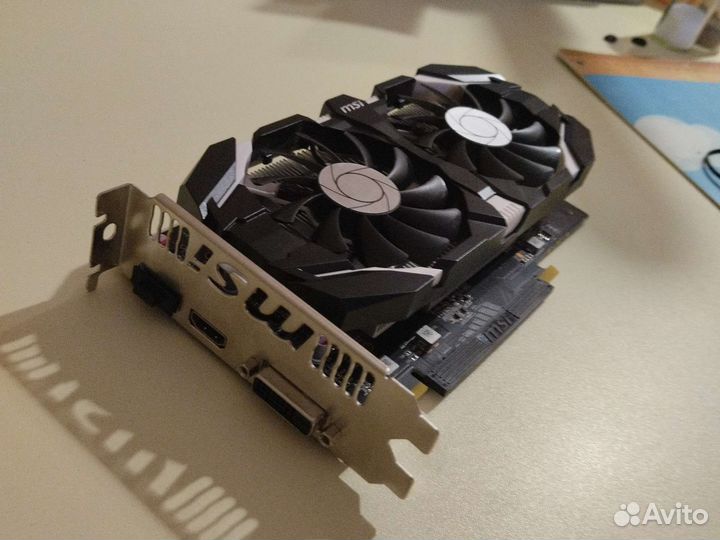 Видеокарта gtx 1050 ti msi OC