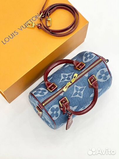 Сумка Louis Vuitton speedy 25 denim