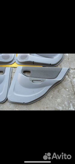 Обшивки задних дверей hyundai accent