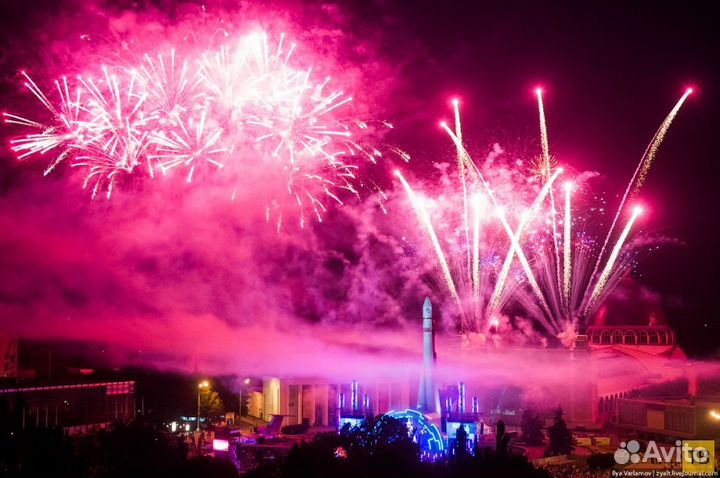 Красивые салюты и фейерверки на ваши праздники