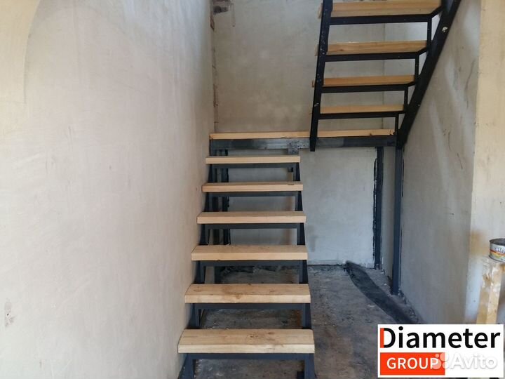 Изготовление лестницы с освещением