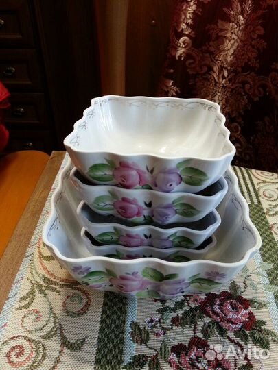 Набор Салатники СССР винтаж форфор