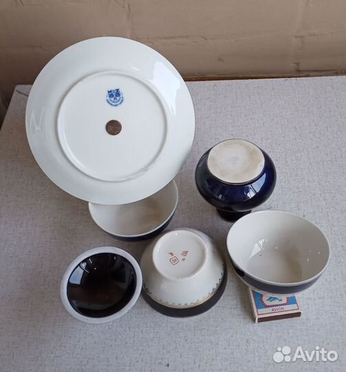 Фарф.кобальт чсср, СССР лфз Довбыш Барановк Вербил