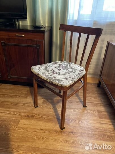 Стол раздвижной и 4 стула СССР