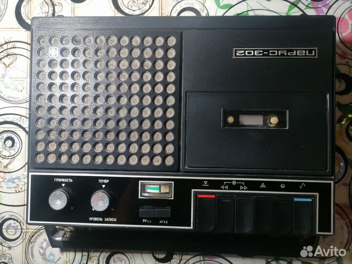 Кассетный магнитофон Парус 302