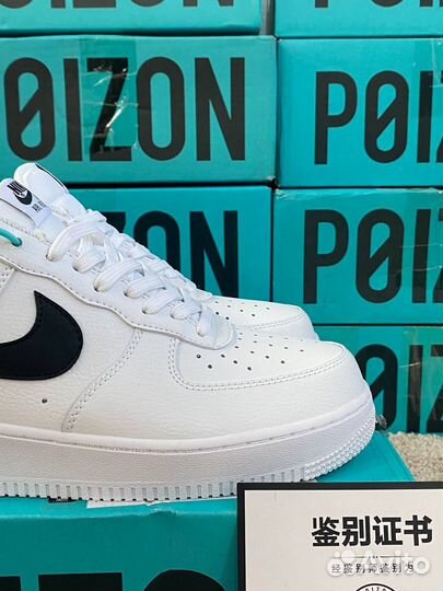 Nike Air Force 1 White-Black (Оригинал,Poizon)