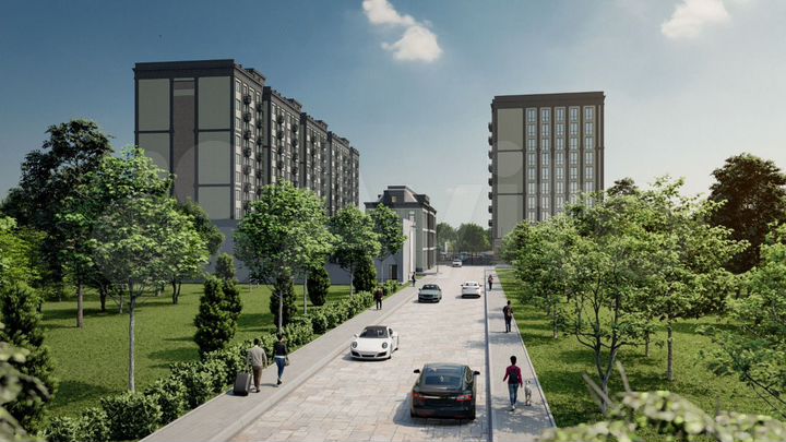 Квартира-студия, 44 м², 2/11 эт.