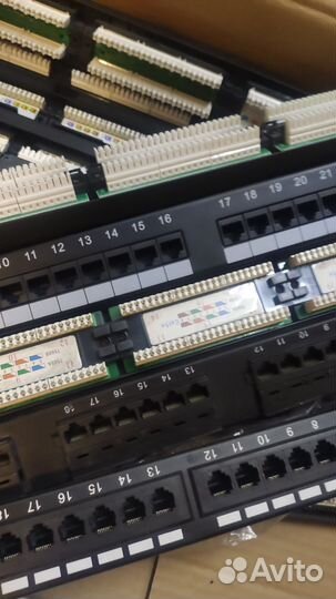 Патч панели 24 порта RJ-45