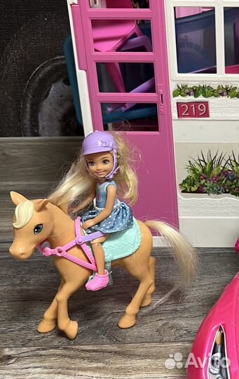 Машина,куклы Barbie,Winx