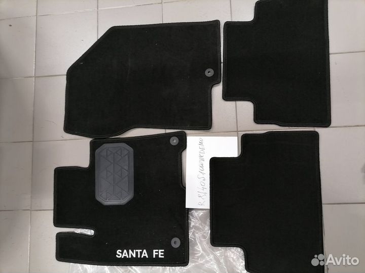 Ковры салона Hyundai Santa Fe 2018-2021