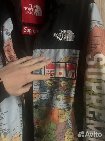 Supreme x the north face map jacket (2014)