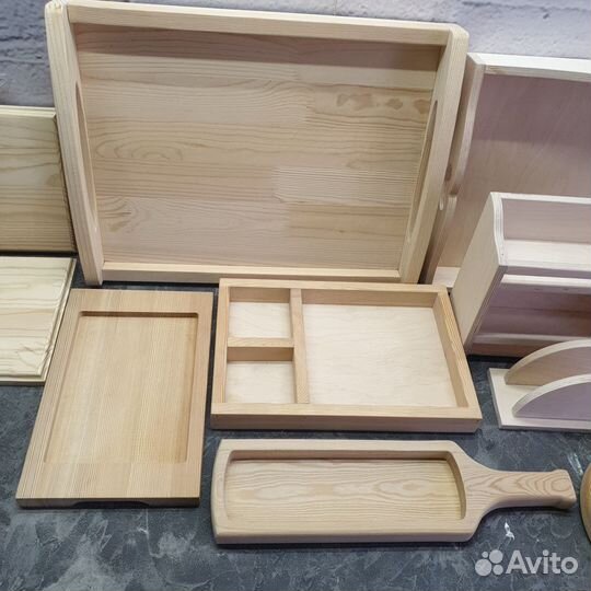 Деревянные изделия (подносы, менажницы)