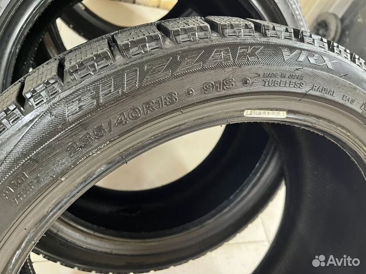 Bridgestone Blizzak VRX 235/40 R18 и 255/35 R18 91S