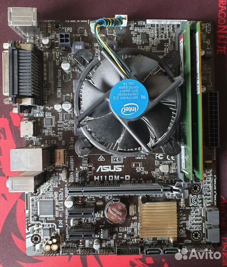 Материнская плата с процессором qnct + 16Gb ddr4