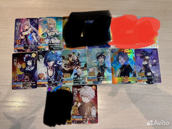 Genshin impact карточки