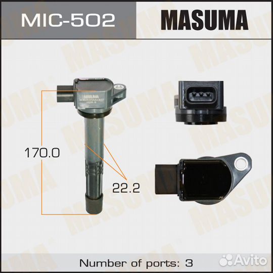 Катушка зажигания Masuma MIC-502