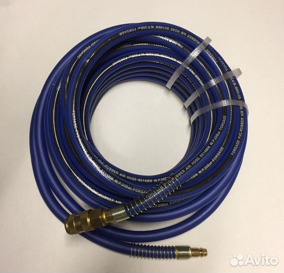 Шланг резиновый воздушный с фитингами