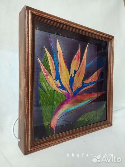 Копилка -светильник Стрелиция для винных пробок