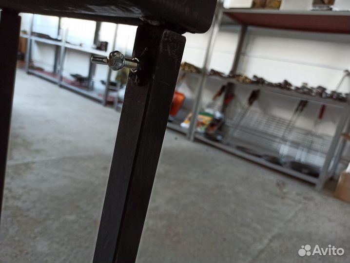 Мангал с печью под казан