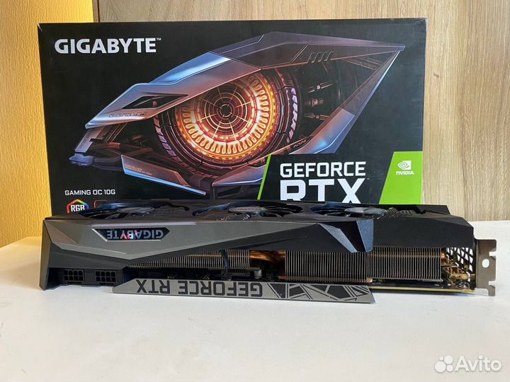 Видеокарта RTX 3080 Gigabyte Gaming 10GB гарантия