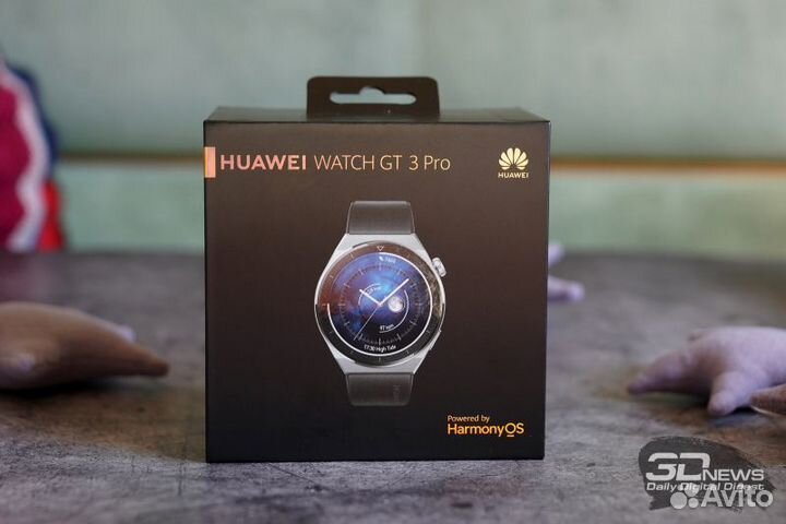 Умные часы Huawei Watch GT3 Pro серый кожа (Новые)