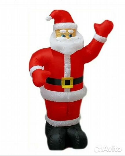 Надувной Дед Мороз высота 2,4 м