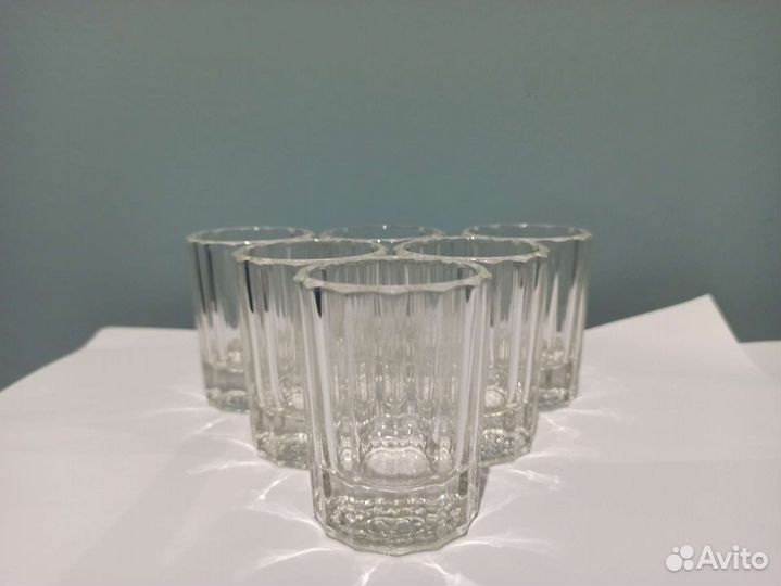 Стопка гранёная рюмка Зелёная Марка