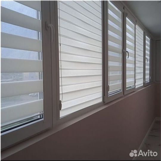 Шторы рулонные Зебра/Доставка