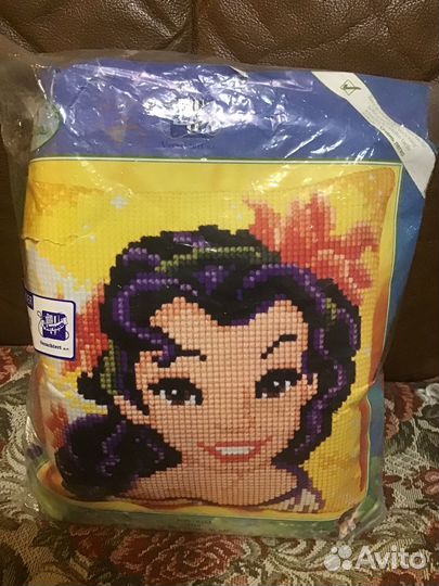 Набор для вышивания крестом подушка Фира 40х40 см