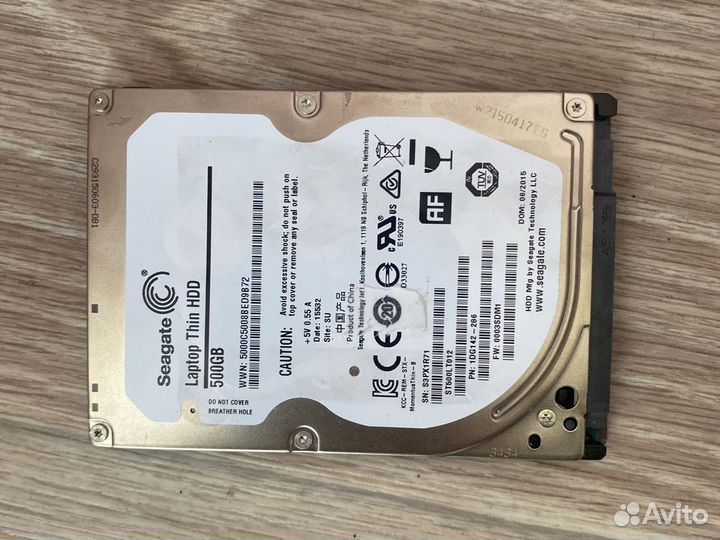 Hdd 500gb sata2.5