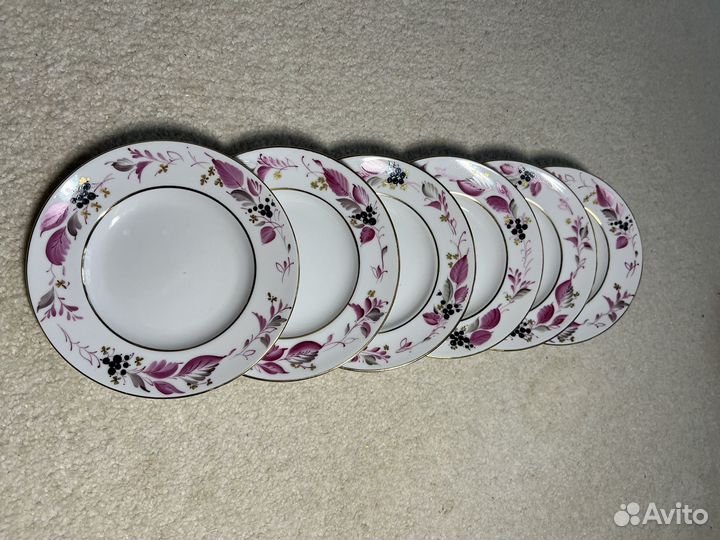 Тарелка десертная СССР лфз