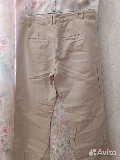 Брюки летние лен