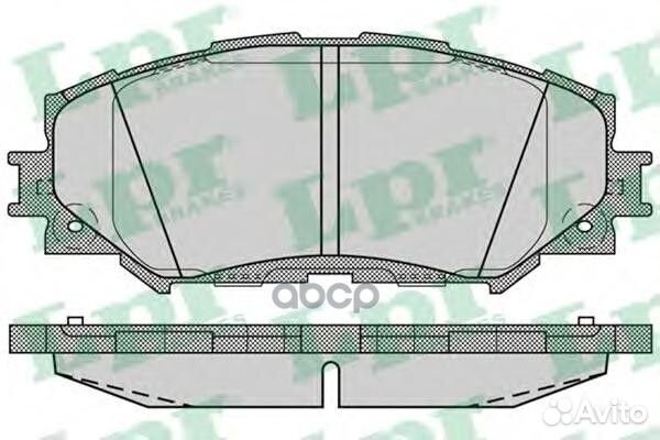 Колодки тормозные toyota auris 1.4-1.6 07/coro