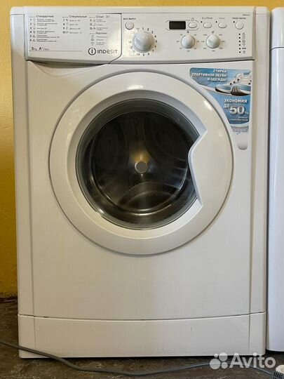 Стиральная машина бу indesit 5 кг